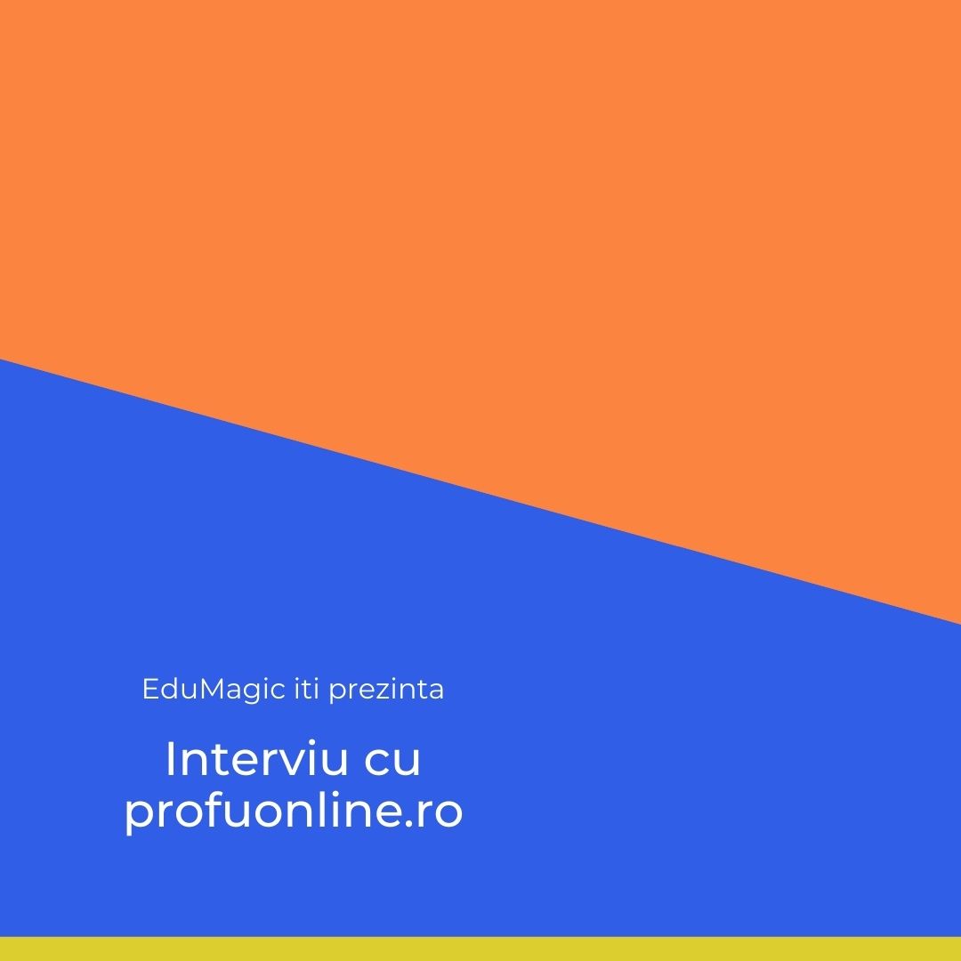 Interviu cu Nicoleta Traistaru - Co-fondatoarea si CEO al platformei de pregatire www.profuonline.ro
